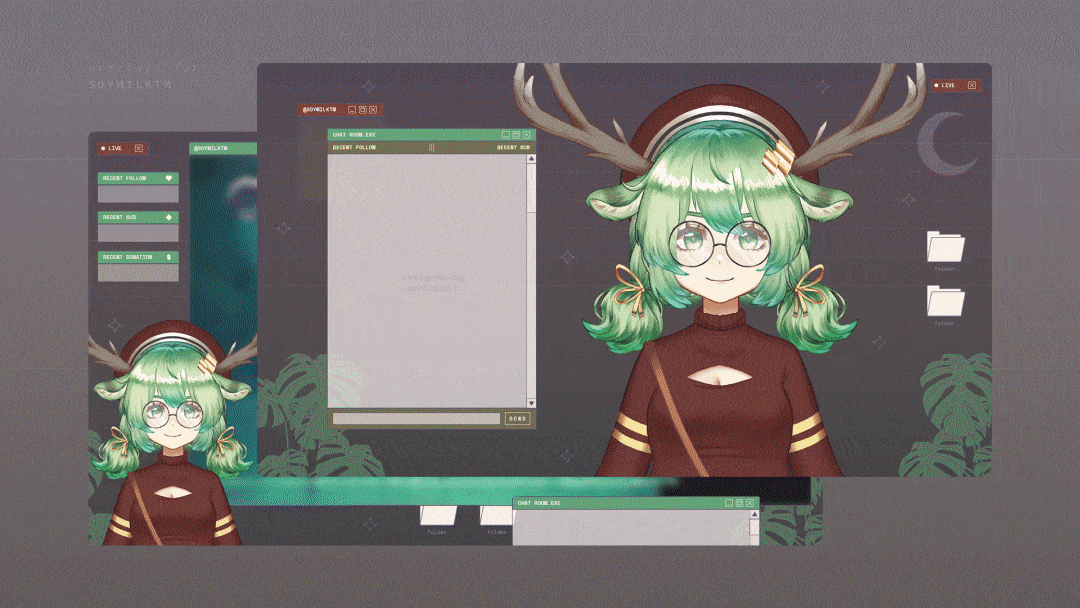 Modular day and night overlays for Soymilktm