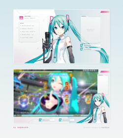 Fanmade Hatsune Miku overlays